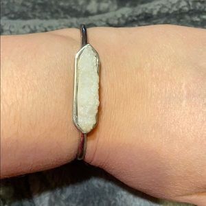 Quartz stone bracelet